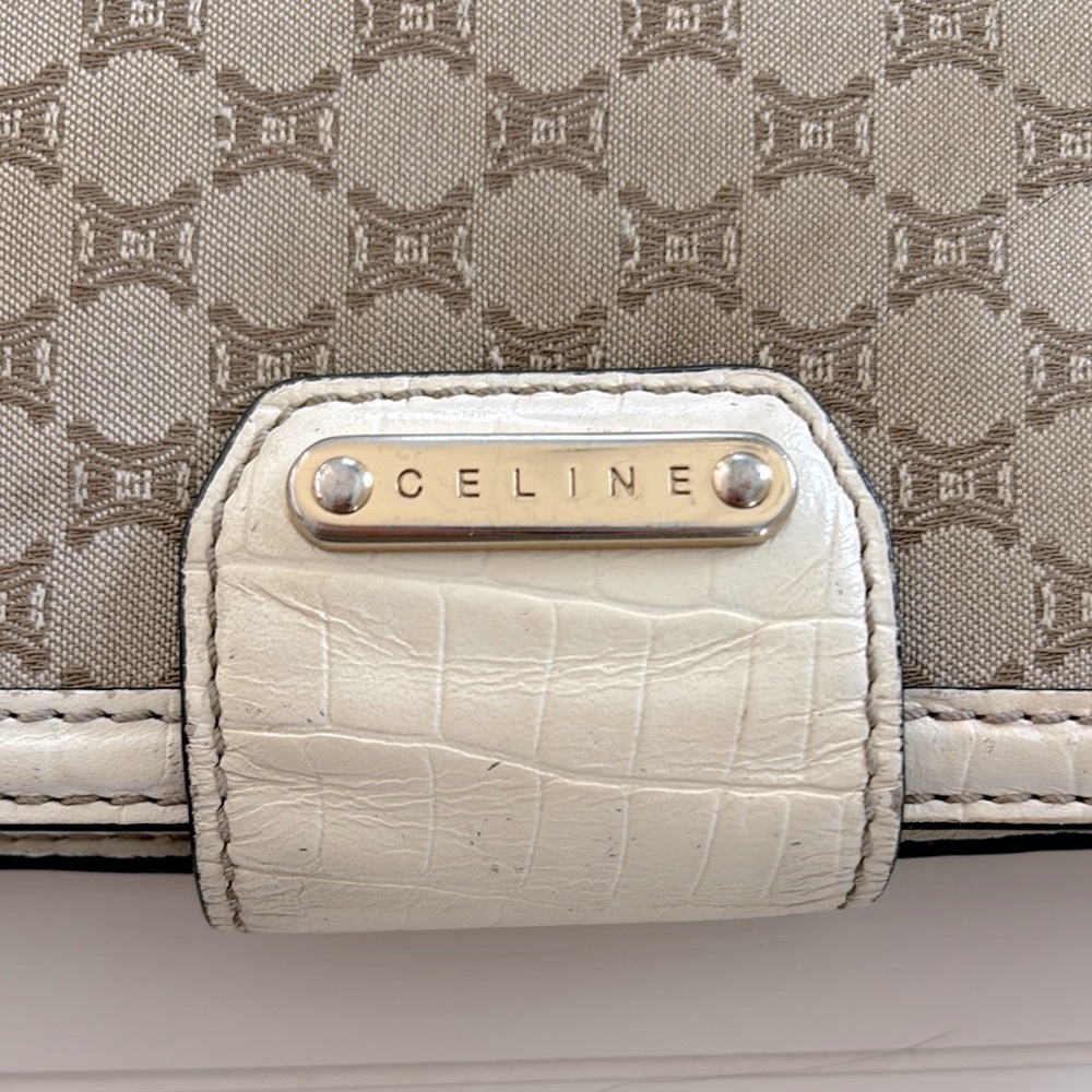Celine Long Beige & Cream Wallet - Picture 12 of 16